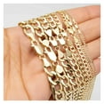 thumbnail image 4 of Miami Curb Link Chain Necklace 10K Yellow Gold, Adult Unisex, ALL SIZES - Goldum NYC, 4 of 5