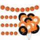 thumbnail image 4 of 33Pcs Basketball Themed Balloons for Birthday Party Decoration Set, 4 of 5