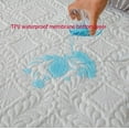 thumbnail image 6 of Municipal No Pop -Off Elastic Sheet,Solid Color Quilted Waterproof Urine -Proof Mattress Protector, Elderly and Children's Bedroom Mattress Topper,Blue,160x200cm (1pcs), 6 of 8