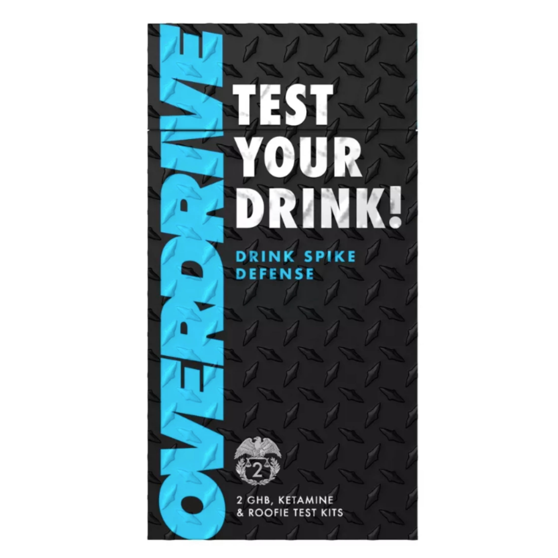 (3 pack) Overdrive Defense Drink Spike Home Test Kit, 2 pk