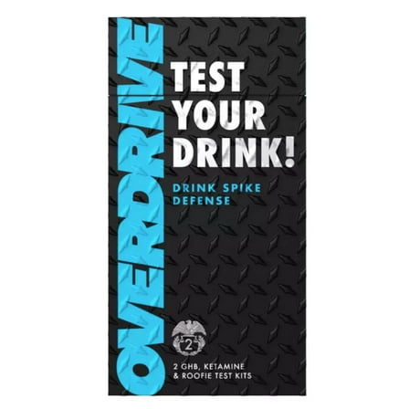 Overdrive Defense Drink Spike Home Test Kit, 2 pk