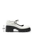thumbnail image 2 of Zapatos Mary Jane con Plataforma Gruesa para Mujer DREAM PAIRS Blancos, 2 of 7