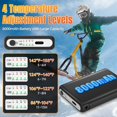 thumbnail image 3 of Heated Socks for Men Women, APP Control 8000mAh Rechargeable Battery Electric Socks, 4 Heating Level Foot Warmers Up to 13H Washable Warm Winter Sock for Outdoor Work Ski Hiking Hunting Camping, 3 of 9