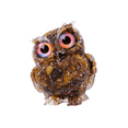 thumbnail image 4 of Luzkey Desktop Decoration Collection Small Owl Sculpture for Bookshelf Indoor Table brown, 4 of 8