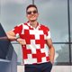 thumbnail image 4 of Fotbe Red Cross 1 Camiseta Polo de Golf para Hombre con Estampado – Camisa Deportiva Transpirable con Cuello Abotonado-Small, 4 of 6