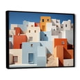 thumbnail image 2 of Designart "horizon Colorful Geometry Building II" Architecture Floater Framed Canvas Art Print, 2 of 7