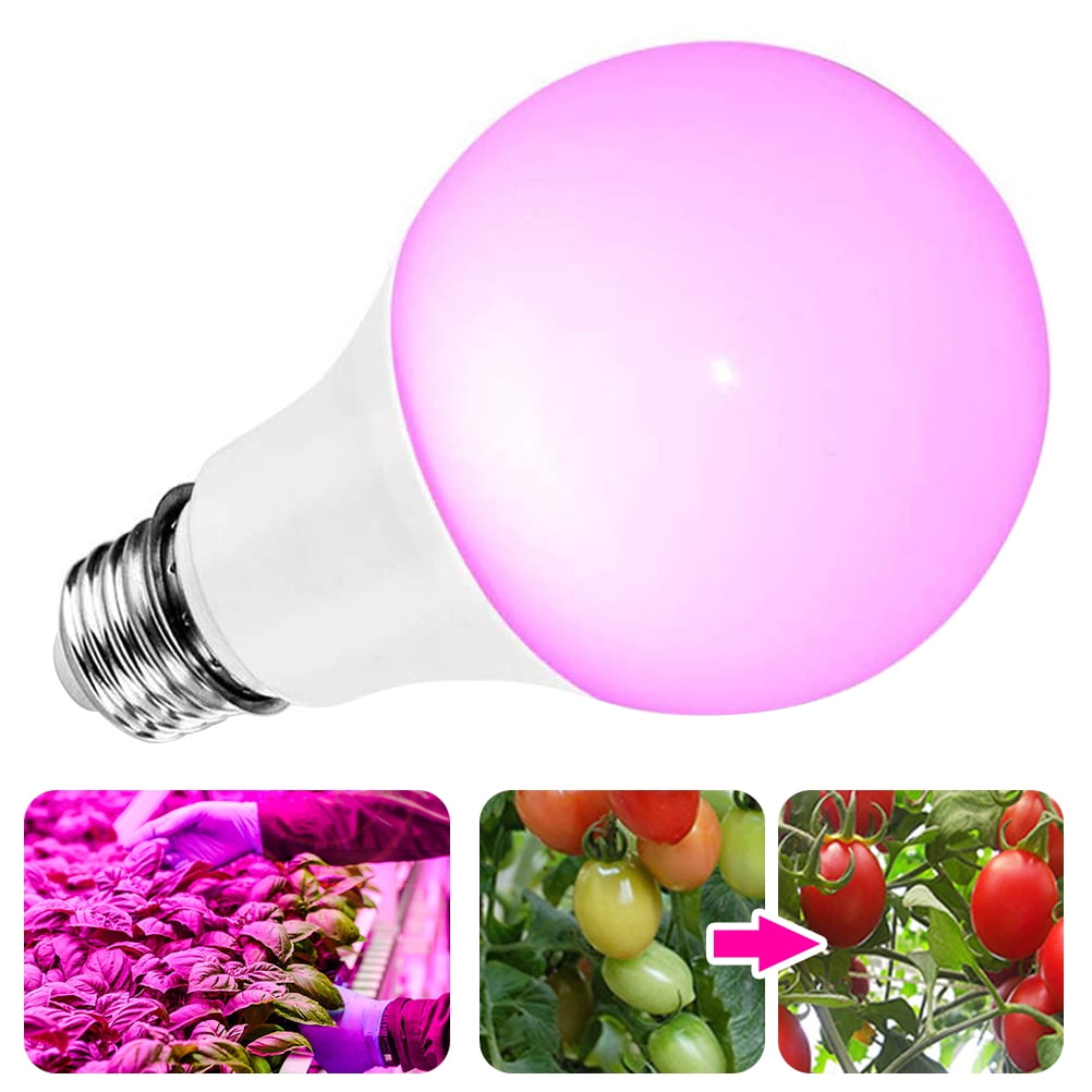 LED Grow Light Bulb Full Spectrum Growing Lights for Indoor Plants E26