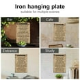 thumbnail image 4 of [Inspirational Quotes] Retro Iron Wall Decor Sign | 1pc | Metal | Inspirational Quotes Art | Home, Office, Cafe Decor | Multi-Purpose | Easy to Hang, 4 of 7