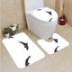 thumbnail image 1 of ABPHQTO Delfines Juego de alfombras de baño de 3 piezas Alfombra de baño Alfombra de contorno y tapa de inodoro ABPHQTO Cont-CHAPPLE-35828, 1 of 2
