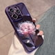 thumbnail image 2 of Funda de teléfono con protección de lente de diamante de loto brillante, antiadherente, resistente a caídas y suciedad, para iPhone 14, 13, 12, 11 Pro Max Plus Fivean unisex, 2 of 2