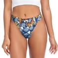 thumbnail image 1 of Balery Colorful Butterfly1 Tangas de Algodón para Mujer con Estampado – Ropa Interior Sexy, Transpirable, G-string-3X-Large, 1 of 6