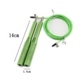 thumbnail image 2 of Cuerda de salto de estilo libre para entrenamiento de intervalos de alta intensidad (HIIT), velocidad y trucos (mangos largos de aluminio, cable ajustable), 2 of 5
