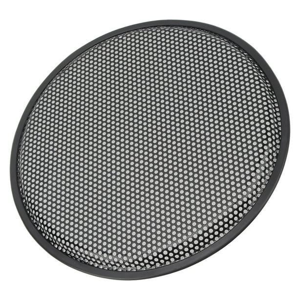 Cubierta Circular Para Altavoz De Subwoofer, Rejilla De Altavoz Negra De Ajuste Universal Resistente De 12 Pulgadas Para Coche