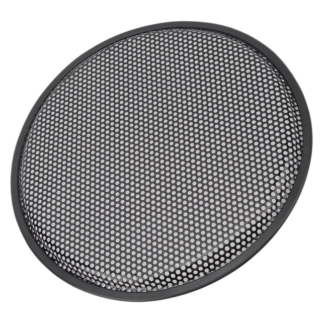 Cubierta Circular Para Altavoz De Subwoofer, Rejilla De Altavoz Negra De Ajuste Universal Resistente De 12 Pulgadas Para Coche