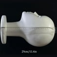 thumbnail image 3 of Cateissary Cabezas de maniquí modelo ficticio accesorios para gafas hogar estante de burbujas cosméticas soporte para auriculares resistente al Femelle, 3 of 6