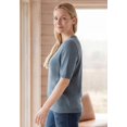 thumbnail image 3 of Ellos Plus Size Short Sleeve Fine Knit Pullover, 3 of 3