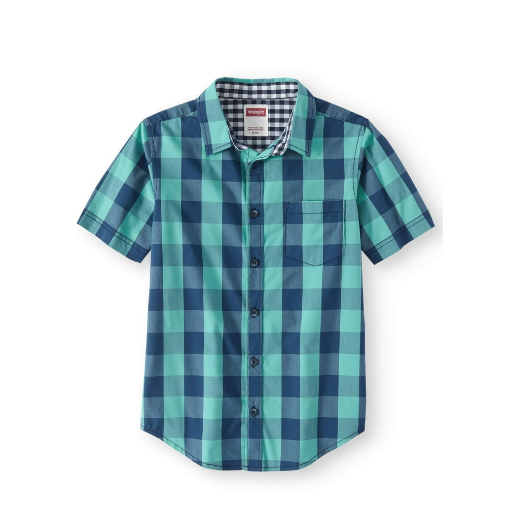 wrangler button up shirts walmart