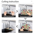 thumbnail image 5 of Yayeee Faucet Mat for Kitchen Sink 30" Diatomite Long Splash Guard Pad, Floral Tomatoes, 2 Pack, 5 of 7