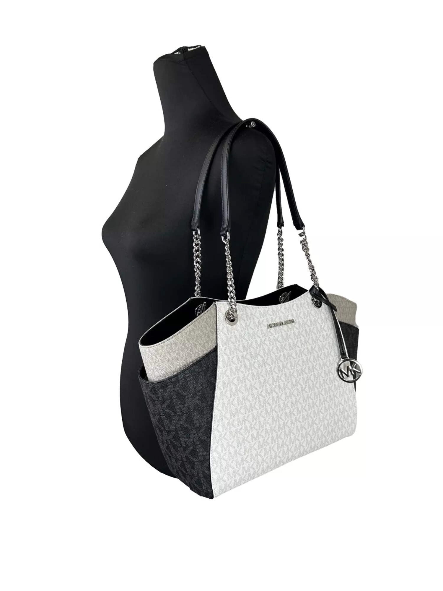 Michael Kors Women's Jet Set Large Color-Block Signature