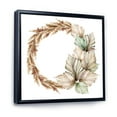 thumbnail image 3 of Designart 'Dry Palm Leaves and Pampas Grass With Wreath' Traditional Framed Canvas Wall Art Print, 3 of 5