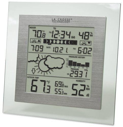 La Crosse Technology Wireless Weather Station With Forecast And Clear Frame 330 Ft... by LaCrosse Technology