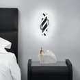 thumbnail image 3 of Aplique Led, Aplique Moderno Diseño De Arco Ip20 16w, Luz Blanca Fría 3000k, 1200 Lúmenes Negro Ip20, Adecuado para Dormitorio Y Oficina, 3 of 5