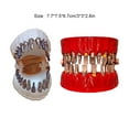 thumbnail image 1 of Becaristey TPR Exquisite Craft Denture Drill Holder Unique Large Capacity Compact And Lightweight Scratch-proof red, 1 of 6