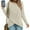 Beige, variant on Savings Clearance 2024! TAGOLD Womens Tops,Women's Fall Winter Casual T-Shirts Long Sleeve Tunic Tops Front Crewneck Blouse Pullover Orange M