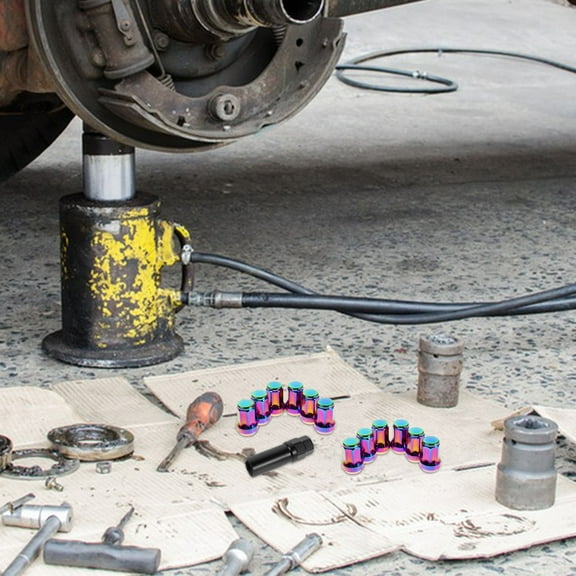 HINTRMENT 20 x lug nut covers Screws Lug Nut Covers Anti Theft Design for Wheel Hubs 6.9in x 2in x 2in