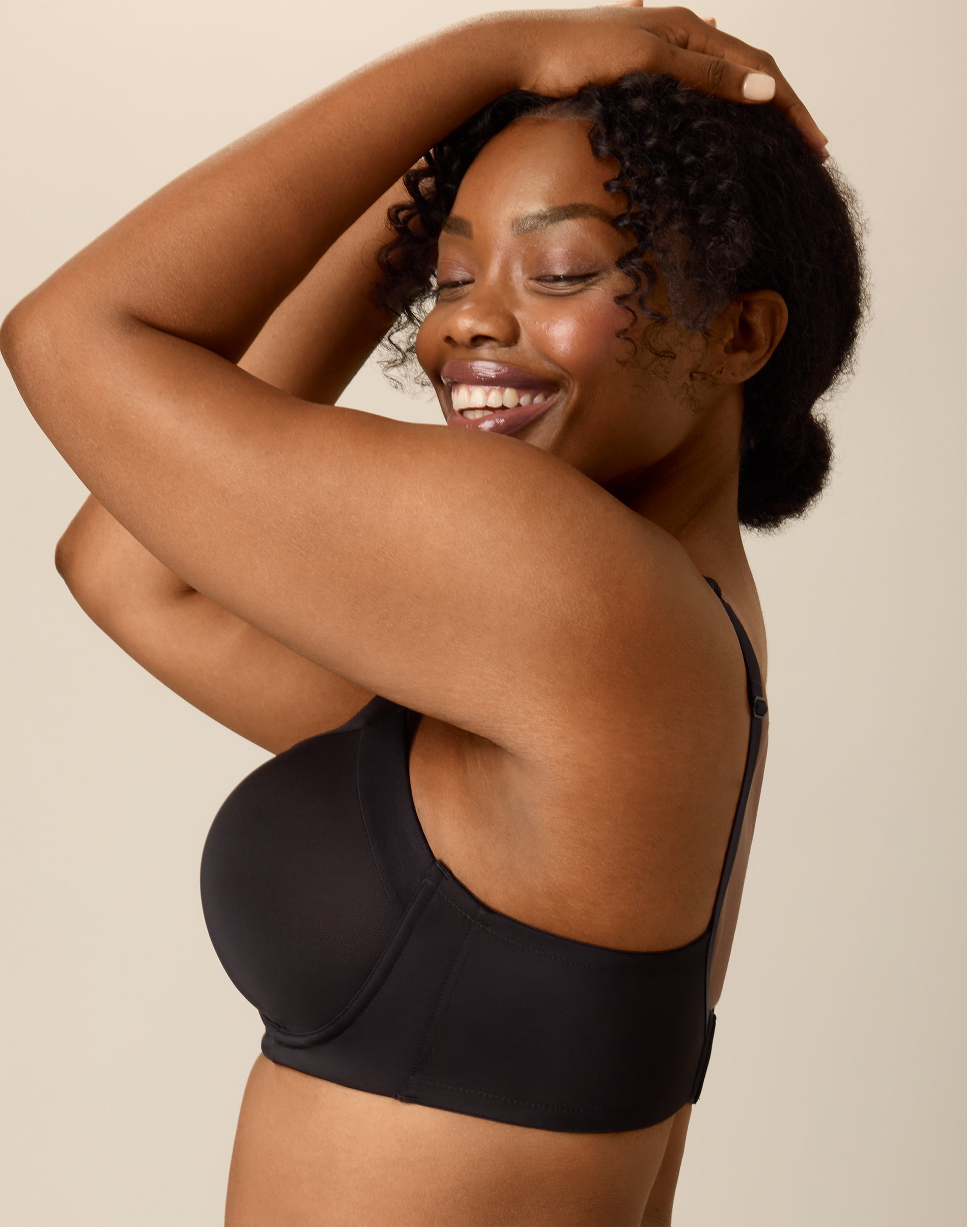 Playtex Full-Coverage Balconette Bra, Moisture-Wicking  Dressed In Black 42D Women's