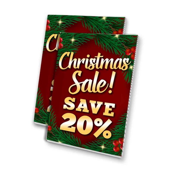Christmas Special (24" X 36") 4mm Corrugated Plastic Panel, Graphics Applied To 1 Side (Pk of 2)