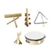 thumbnail image 4 of Juguete de percusión musical de madera, juego de percusión de juguete musical Montessori, juguete interactivo que desarrolla habilidades motoras para 5 piezas, 4 of 7