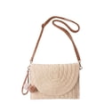 thumbnail image 3 of LAVA Straw Beach Bags Crossbody Bags for Women, Straw Raffia Clutch Handbag Purse for Summer (White), 3 of 9