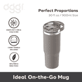 thumbnail image 3 of 30 oz Vacuum Insulated Tumbler w/Lid & Handle - Taupe, 3 of 8