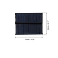 thumbnail image 2 of Unique Bargains Mini Solar Panel Cell Black 5.5V 90mA 0.495W, 2 of 5
