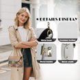 thumbnail image 6 of Pzuqiu Flowers Women Leather Crossbody Bag Trendy Craftsmanship Leather Quilted Shoulder Bag with Chain Strap Lightness Practical Fashion for Party and Special Occasions, 6 of 7
