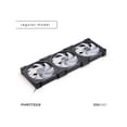 thumbnail image 2 of Phanteks D30-140 DRGB PWM FAN 3Pack, Premium D-RGB Performance Fans, ARGB/DRGB lighting, Daisy-chain Fan Linking system, Black, 3Pack, 2 of 5