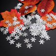 thumbnail image 3 of 200 piezas 300 piezas lotes copos de nieve navideños confeti nieve artificial adornos para árbol de Navidad decoraciones para el hogar fiesta boda decoración, 3 of 5