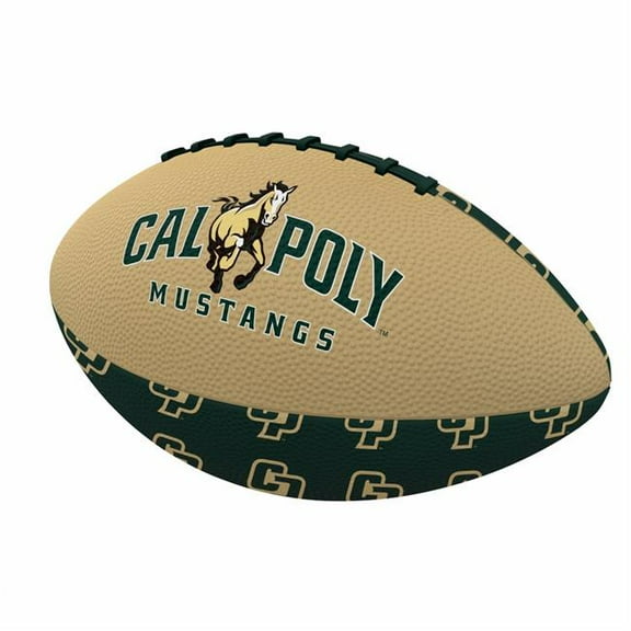 Logo Brands 451-93MR-3 NCAA California Polytechnic State University Mini Size Rubber Football