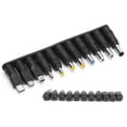 thumbnail image 4 of Cabezal adaptador de corriente, 11 piezas, conector adaptador, conector de CC, accesorio para portátil, grado profesional, 4 of 9