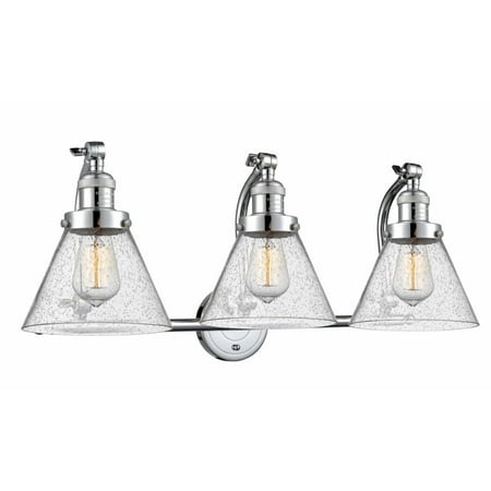 

3 Light Vintage Dimmable Led Bathroom Fixture