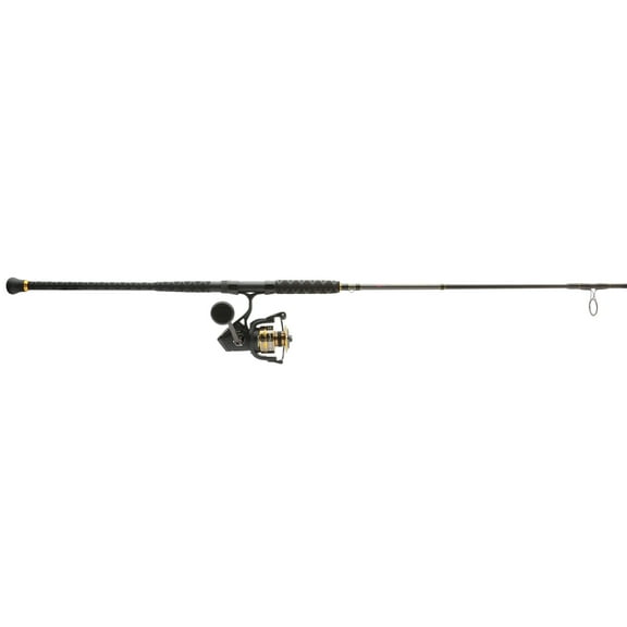 PENN Battle IV Spinning Fishing Combo, 8' Medium Heavy Rod, 5000 Size Reel
