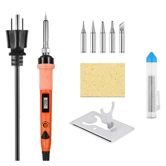80W Digital Soldering Iron Adjustable Temperature Electric Solder Iron,Rework Station Handle Heat Pencil Welding Repair Tools,Welding Tools