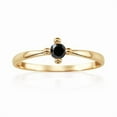 thumbnail image 5 of Black Diamond Wedding Ring For Her 10kt Yellow Gold Over Sterling Silver 925 , Gift For Her, 5 of 5
