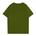thumbnail image 2 of NAMTYQX Tshirts Shirts for Men Baggy Lightweight Short Sleeve Slacking Elastic Round Neck Plus Size Casual Patterned Airoft Men's T-Shirts Army Green Size S, 2 of 3