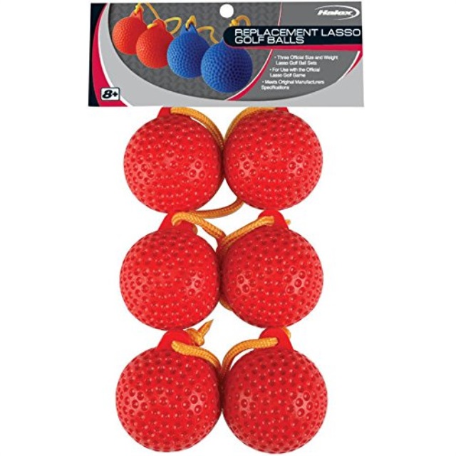 Halex Lasso Golf Replacement Lasso Golf Balls (Red)