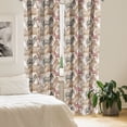 thumbnail image 2 of Ambesonne Zebra Window Curtains, Camo, Each 28" W x 95" L, Pale Caramel Green Brown, 2 of 4