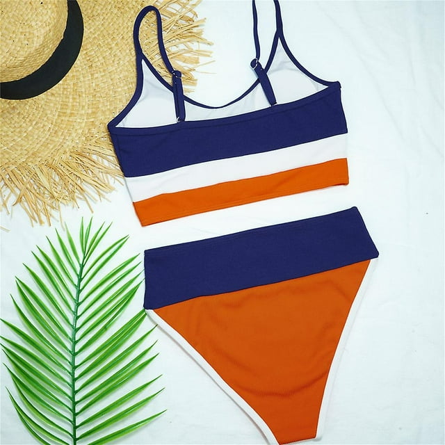Conjunto de bikini HUOGUO, sujetador acolchado para mujer, a la moda