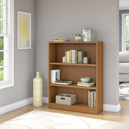 Bush Furniture Universal 3 Shelf Bookcase In Royal Oak Com