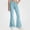 Light Blue, variant on HAOTAGS Girls Flared Pants (5-16) Casual Fashionable Long Pants Khaki Size 7